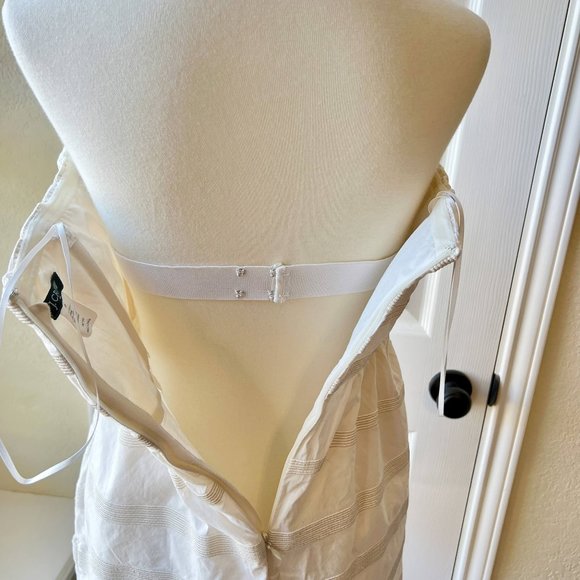 J. Crew Ivory Strapless Ginny Mini Dress - Picture 9 of 14